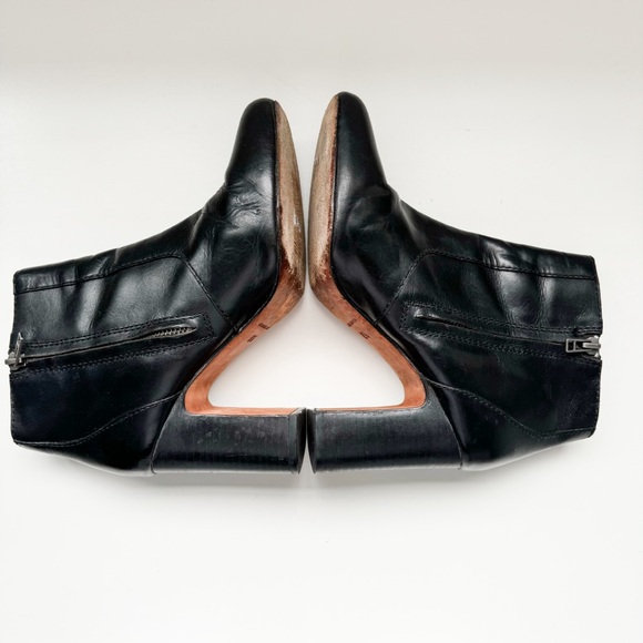 SOLD ✅Madewell Sutton Ankle Boots Black Leather Size 8.5 Womens - Picture 3 of 9